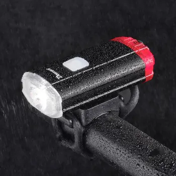 Deemount maglu stražnje svjetlo 2 u 1 Biciklizam prednje osvjetljenje iza vizualno upozorenje 15 načina rasvjete USB punjenje kacigu, volan nosač