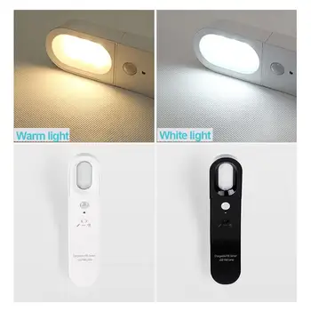 NICLUX USB Night Light PIR Motion Sensor Control LED Night Lamp baterija baterija baterija baterija baterija bežični zidna lampa za spavaće sobe i stepenice